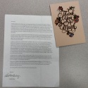 Thank You Card and Letter